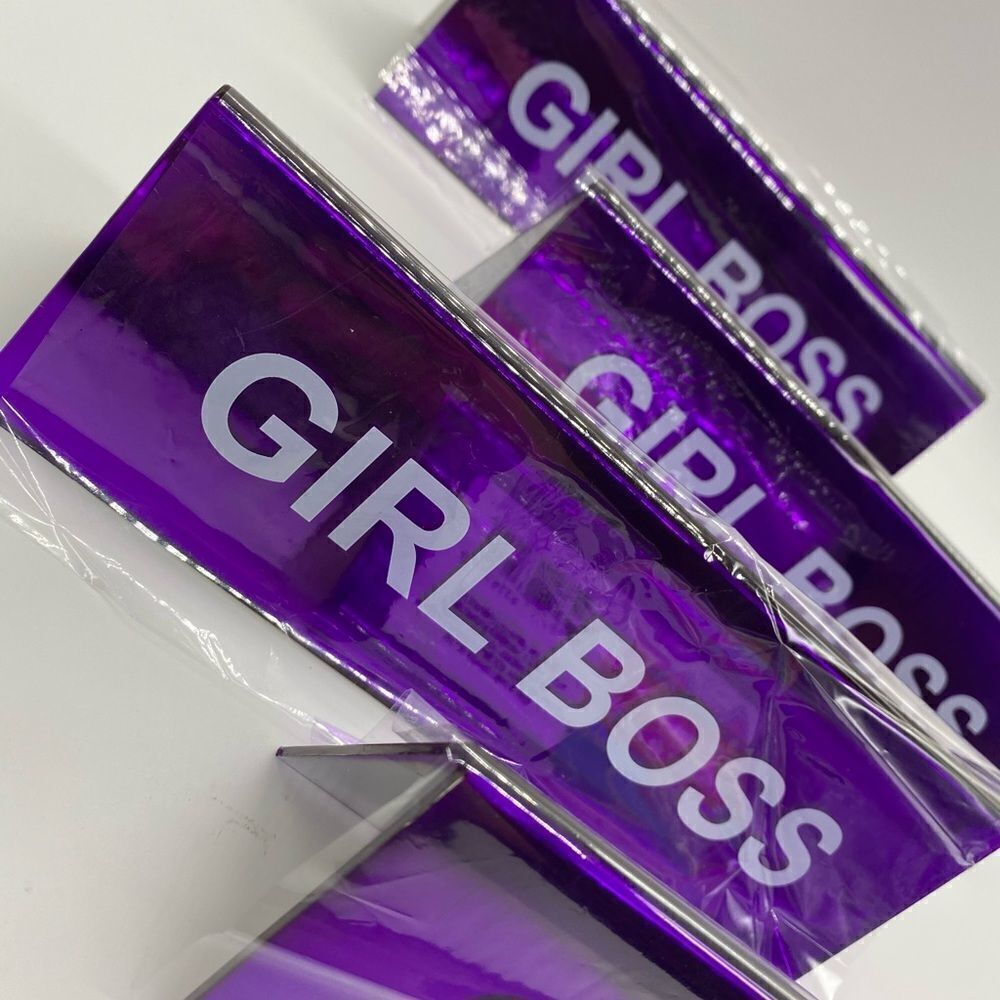 πΒ β¨β¨GirlβBossβDeskβSignβ¨π«βSetβofβ4π«β¨ - Picture 3 of 5